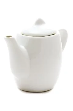 White teapot Stock Photos