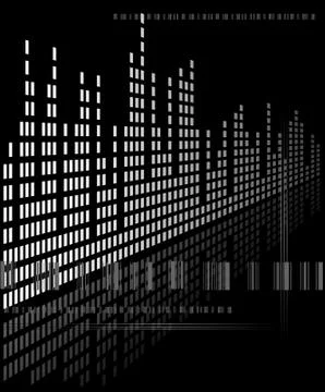 White tech abstract background Stock Illustration
