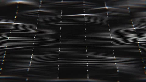 White Tech Wave Loop Animation Stockbeeldmateriaal 309548341