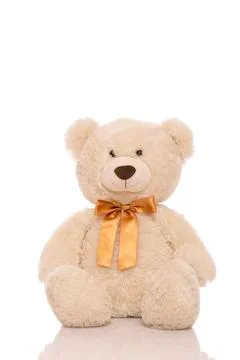 White teddy bear Stock Photos