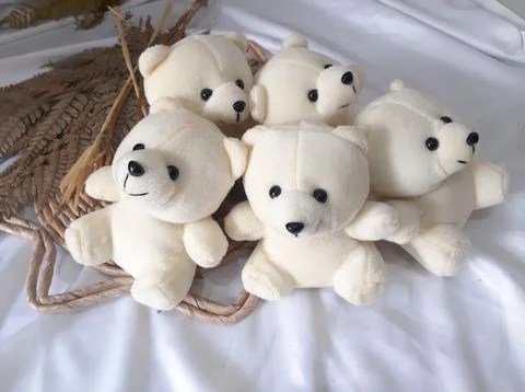 White teddy bear Stock Photos