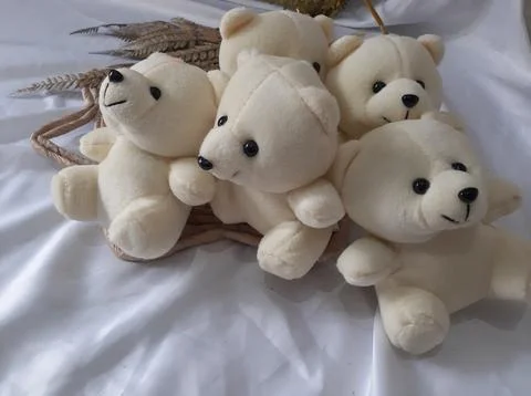 White teddy bear Stock Photos