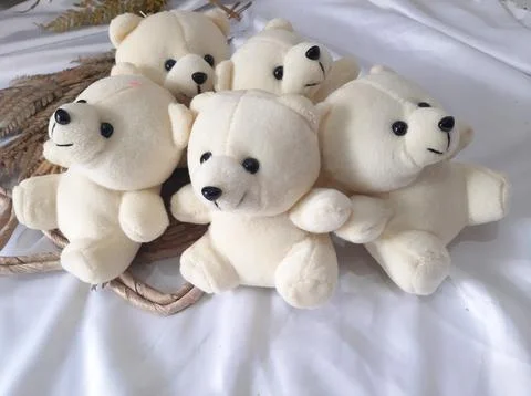 White teddy bear Stock Photos