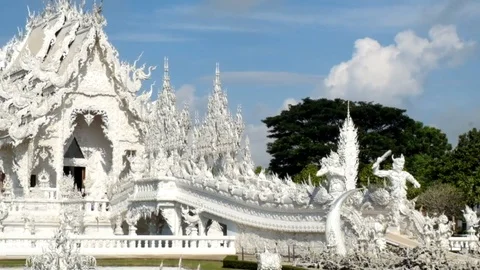 White Temple Chiang Rai 動画素材 97375344