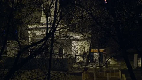 White temple Stock Footage 80517874