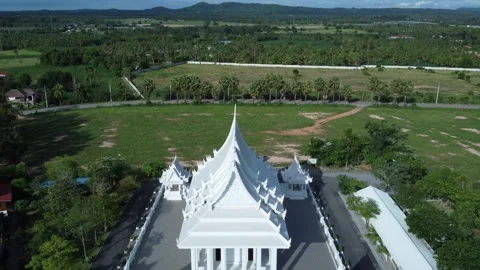 White temple in Pattaya Stock-Footage 244833287