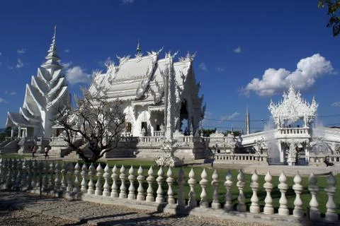 White temple Foto stock