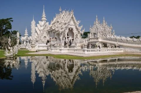White temple Stock Photos
