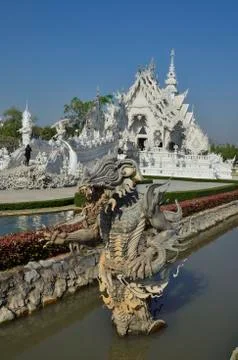 The White Temple Stock Photos