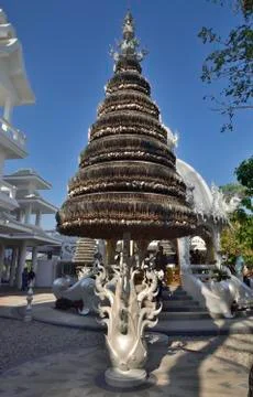 The White Temple Foto stock