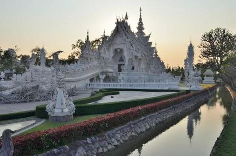 The White Temple Foto stock