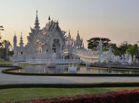 The White Temple Stock Photos