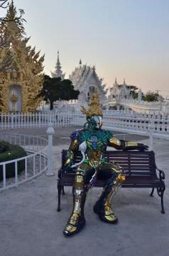 The White Temple Foto stock