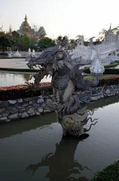 The White Temple Stock Photos