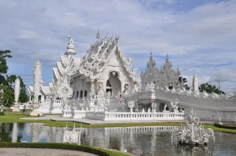 White temple Stock Photos
