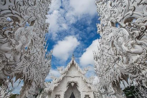 White Temple Stock Photos