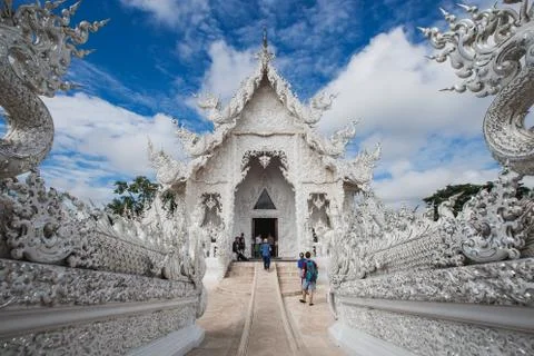 White Temple Stock Photos