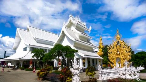 White Temple Structure. 스톡 사진