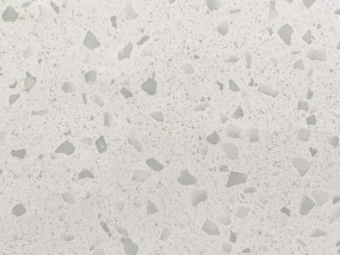 White Terrazzo Surface with Aggregate Chips Stock Photos
