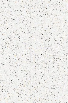 White terrazzo tile floor texture with orange and black stone chips for modern Stock Illustration