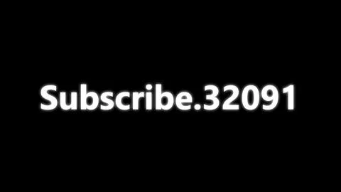 White text subscribe 32091 on black background Illustrazione stock
