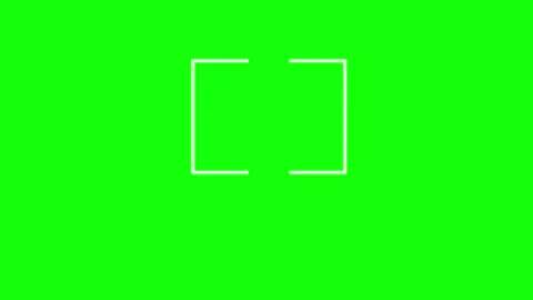 White text target audience appears inside a white frame, on a green screen Stock Footage 320429920