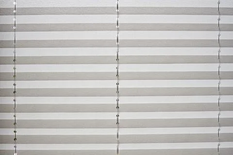 White textile blinder for window 스톡 사진