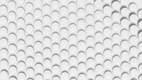White texture of buttons and buttons disguises as a wave Stock Footage 143691576