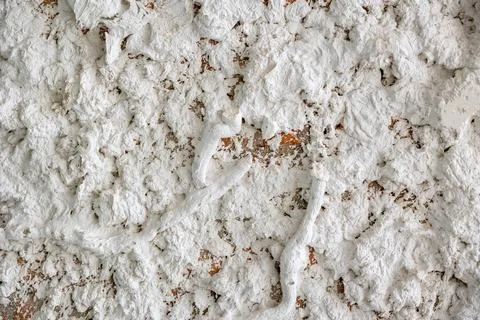 White texture cement on a brick wall Stock Photos