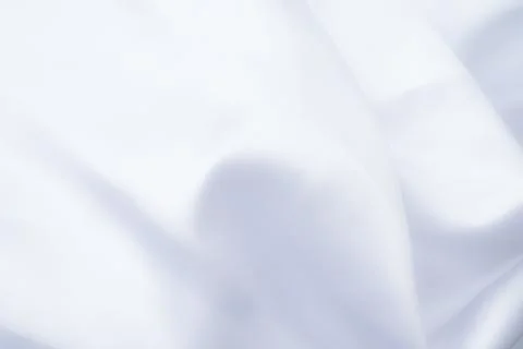 White texture, Close up background of white fabric background Stock Photos