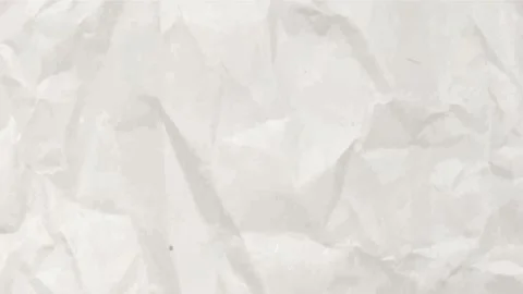 White Texture Crumpled Paper Sheet Background. Stock Footage 336859513