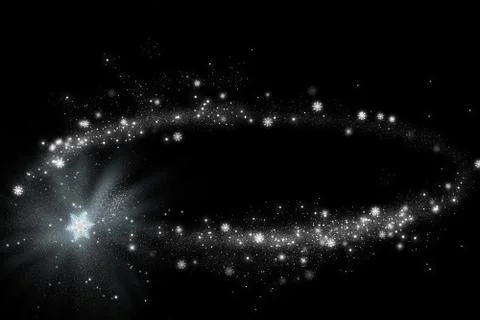 White texture isolated on a black background. White particles of white color  Stock Photos