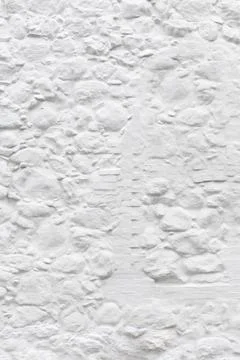 White texture, old surface, beautiful stone and brick wall. Natural backdrop  Foto stock
