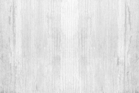 White texture of old wood. Empty plank wooden wall background with light patt Stock Photos
