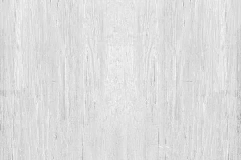 White texture of old wood. Empty plank wooden wall background with light patt Stock Photos