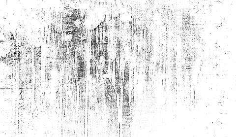 White texture of scratches, chips, scuffs, dirt on old aged surface. Isolated Illustrazione stock