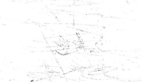 White texture of scratches, chips, scuffs, dirt on old aged surface. Isolated Stock Illustration