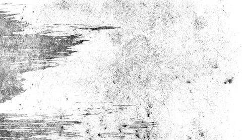 White texture of scratches, chips, scuffs, dirt on old aged surface. Isolated Stock Illustration
