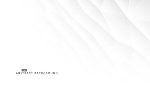 White textured abstract background. Gradient geometric polygon shapes. Modern 库存插图