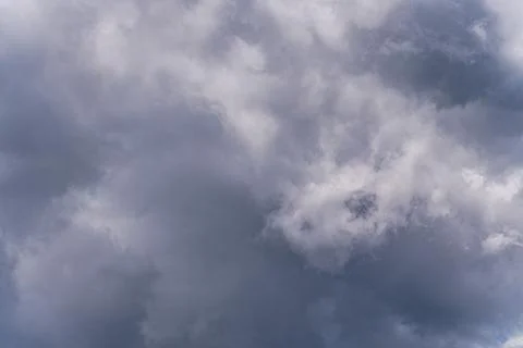 White textured clouds in the sky Stock Photos