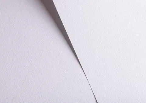 White textured paper background with diagonal shadow. Minimal abstract Stock Photos