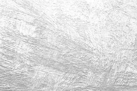 White textured surface with rough brush strokes and scratches. Stock Photos