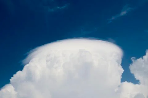 White thick clouds Stock Photos
