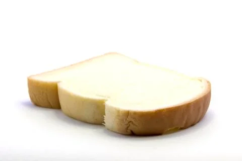 White thick fresh bread raw Stock Photos