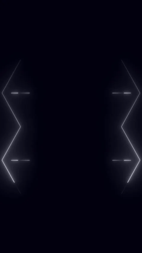 White thin neon lines vertical background animation glowing with zigzag shape Stock-Footage 321377611