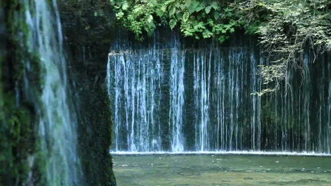 White Thread Falls 库存影片 324893019