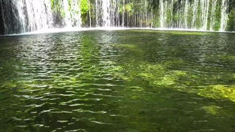 White Thread Falls Stock Footage 332787972