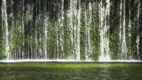 White Thread Falls Stock Footage 332787974