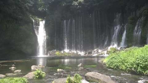 White Thread Falls Stock Footage 332791380