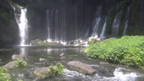 White Thread Falls Stock Footage 332791398